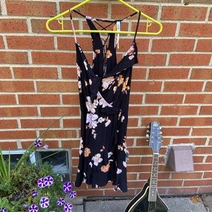 Kimchi Blue floral wrap dress